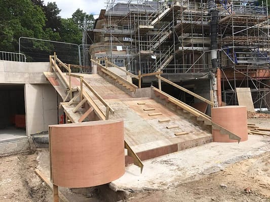 Staircase in Sunningdale for D&K Construction July 2017