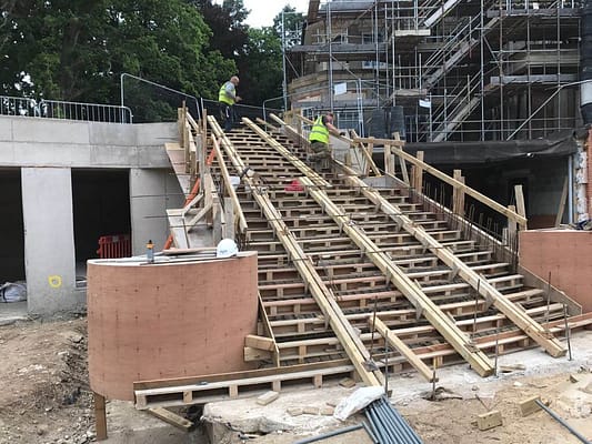 Concrete Staircases for D&K Construction July 2017