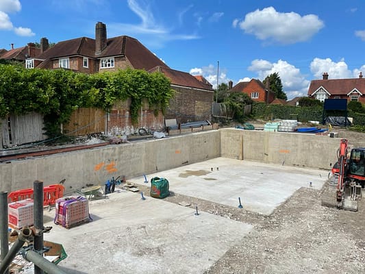 semi basement for H & H construction in Guildford