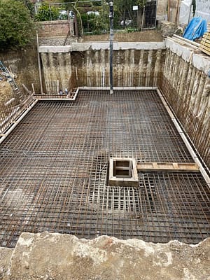 Long Crendon Basement Construction floor